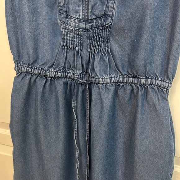 GAP Blue Sleeveless Dress. Size XS. Pockets. - Picture 4 of 7